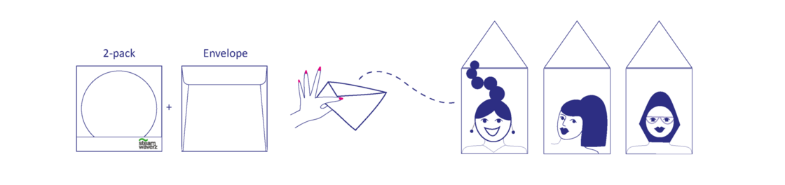 STEAM WAVERZ: 2er-Pack