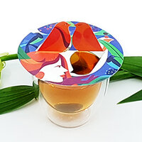 3x Vier Waverz: Garten - mit weißen Umschlägen weißen